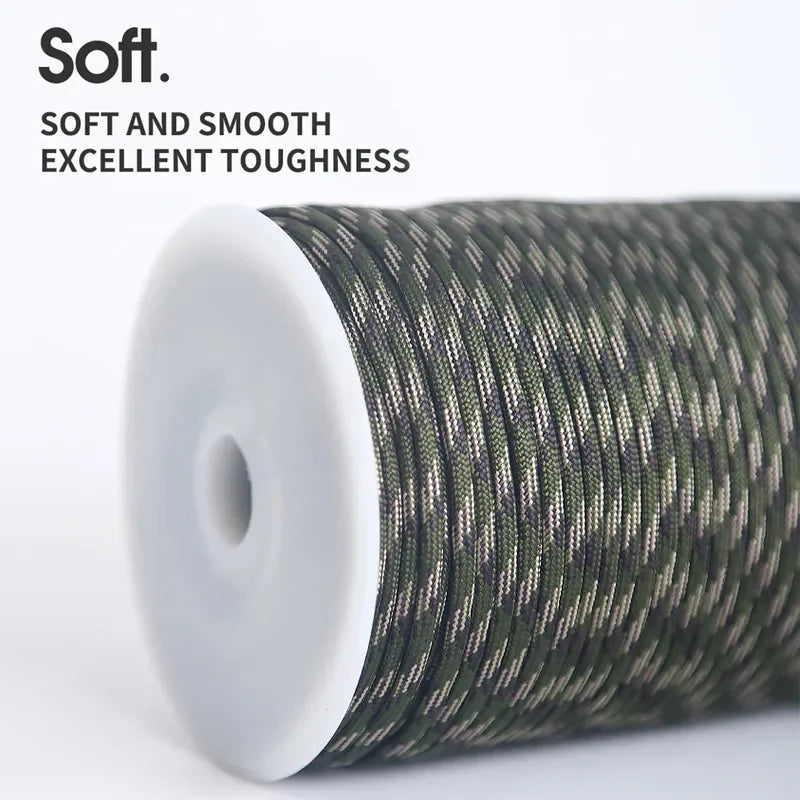 7-Core 550 Paracord - 4mm Diameter, 5/8/16/31m