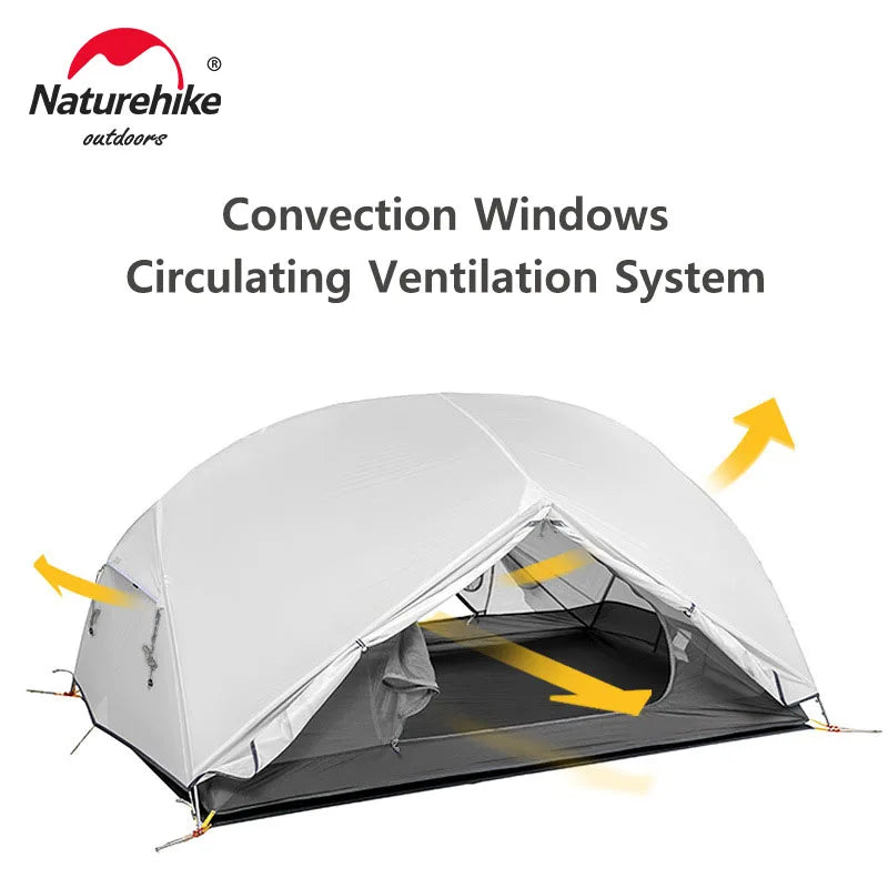 Naturehike Mongar 2-Person Ultralight Waterproof Backpacking Tent