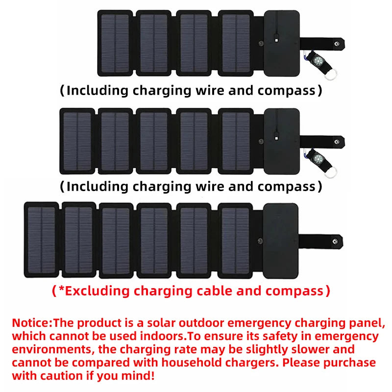 Outdoor Multifunctional Portable Solar Charging Panel