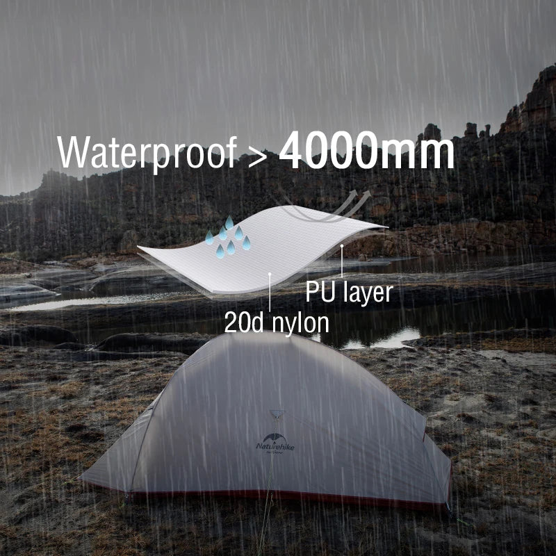 Naturehike 2-Person Ultralight Waterproof Camping Tent