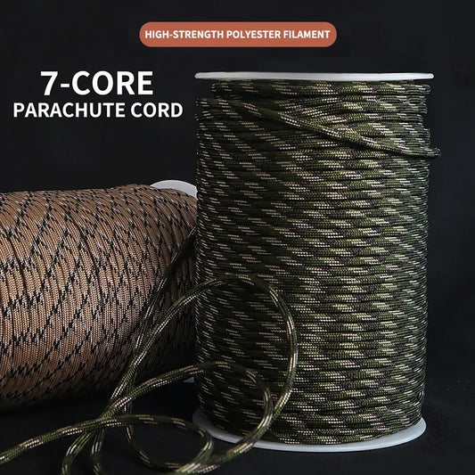 7-Core 550 Paracord - 4mm Diameter, 5/8/16/31m